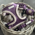 Cabin Heather - Harness, Collar, Lead & Poop Bag Holder Bundle