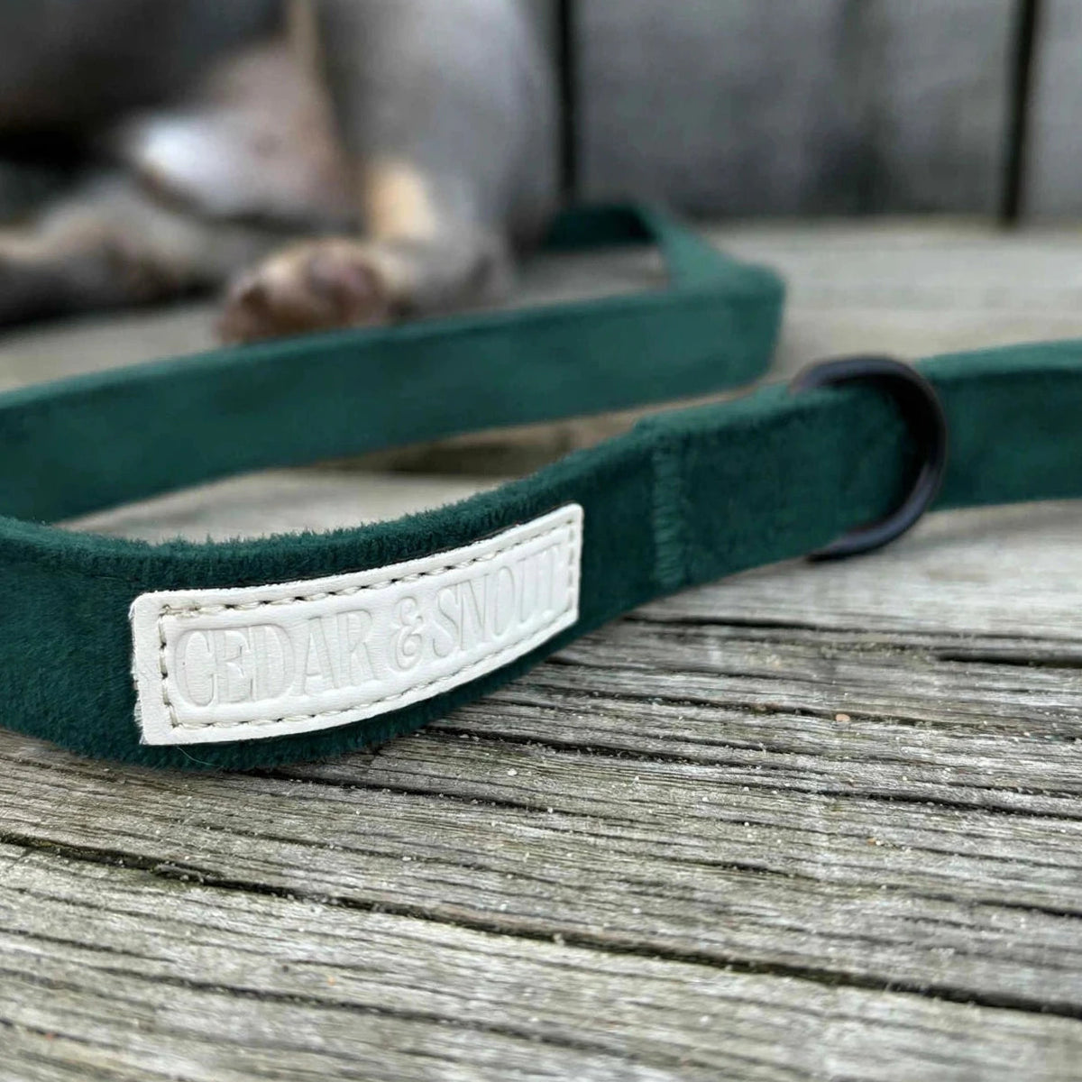 Cabin dog lead - Evergreen
