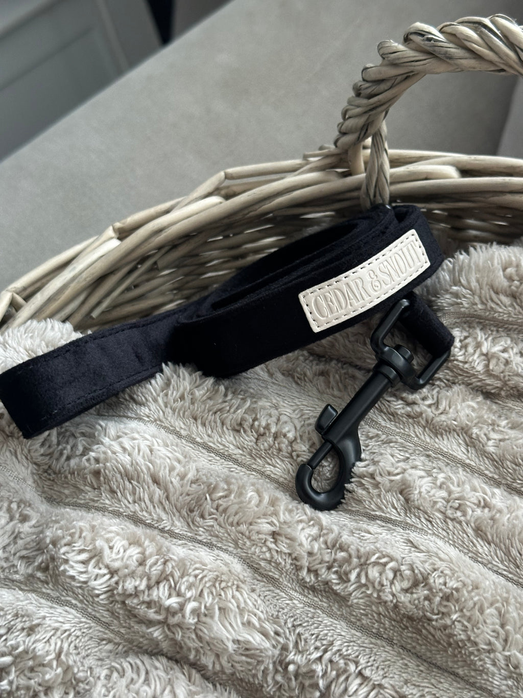 Cabin dog lead - Onyx