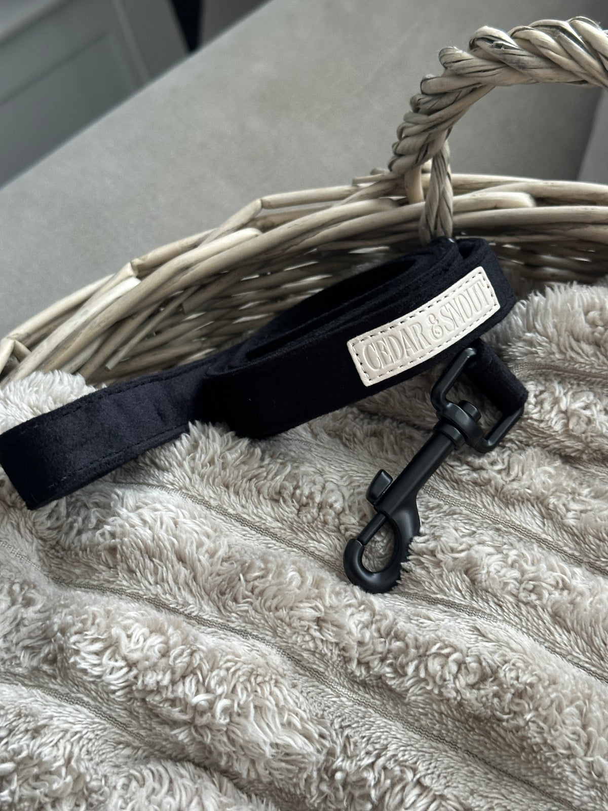 Cabin dog lead - Onyx
